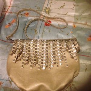 Gold and Sequence Handbag